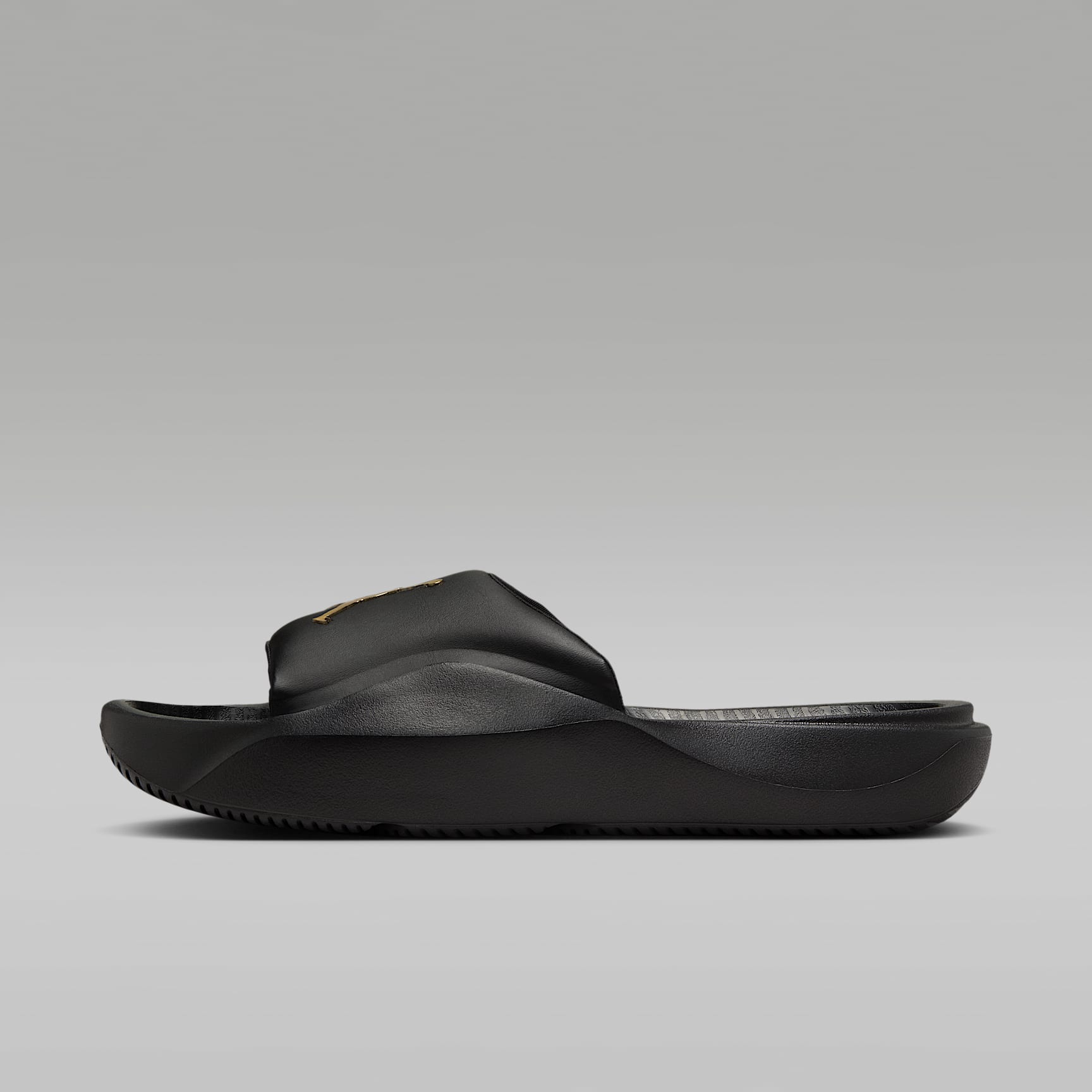 Jordan Franchise Slides – Schwarz/Metallic Gold
