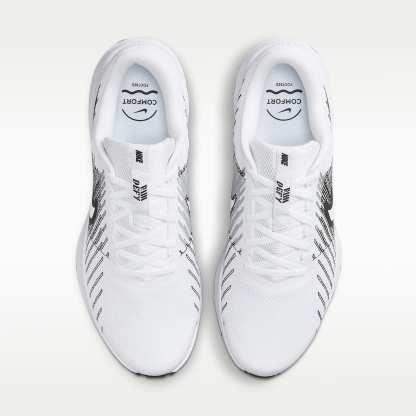 Nike Run Defy Straßenlaufschuh (Herren) – Weiß/Schwarz