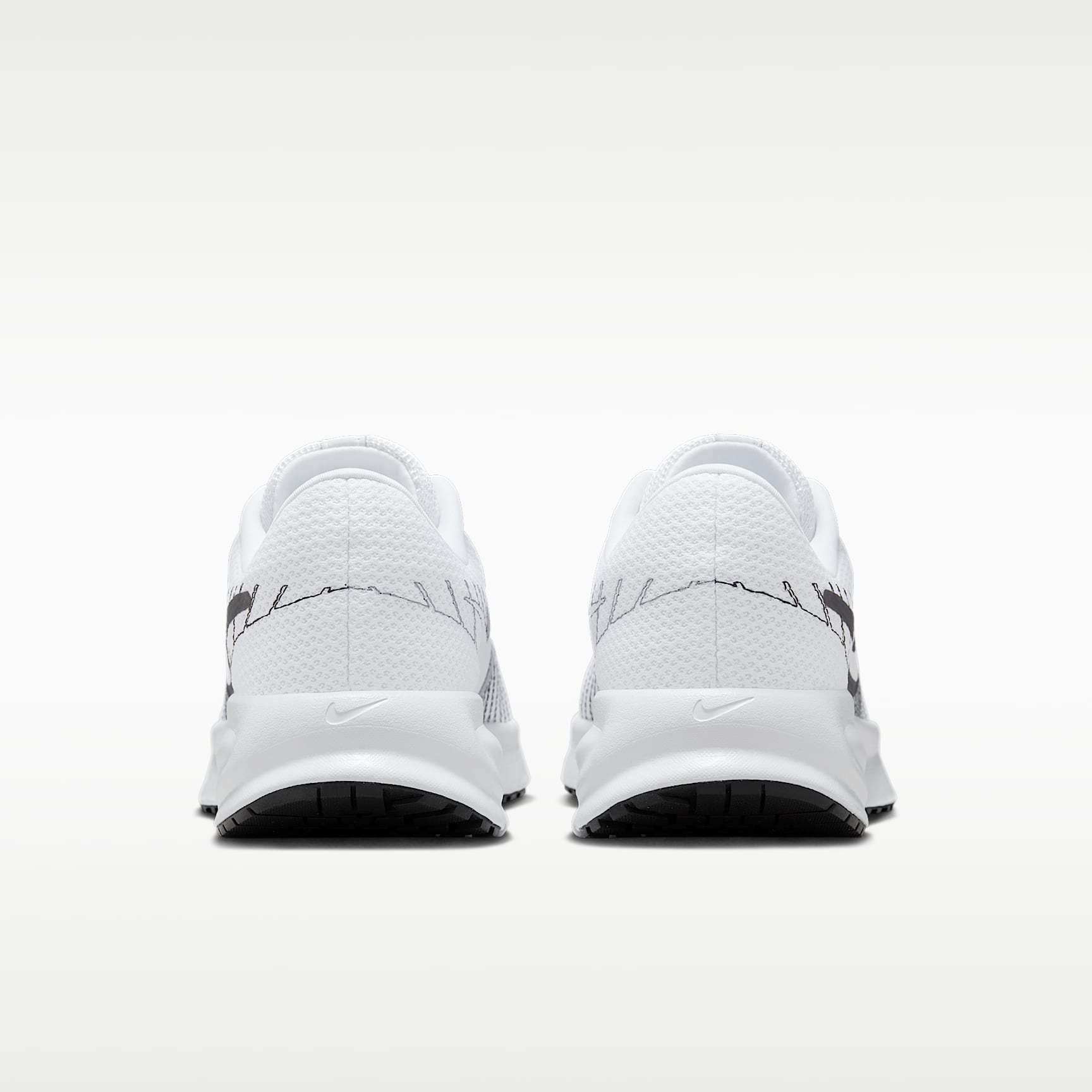 Nike Run Defy Straßenlaufschuh (Damen) – Weiß/Smoke Grey/Schwarz