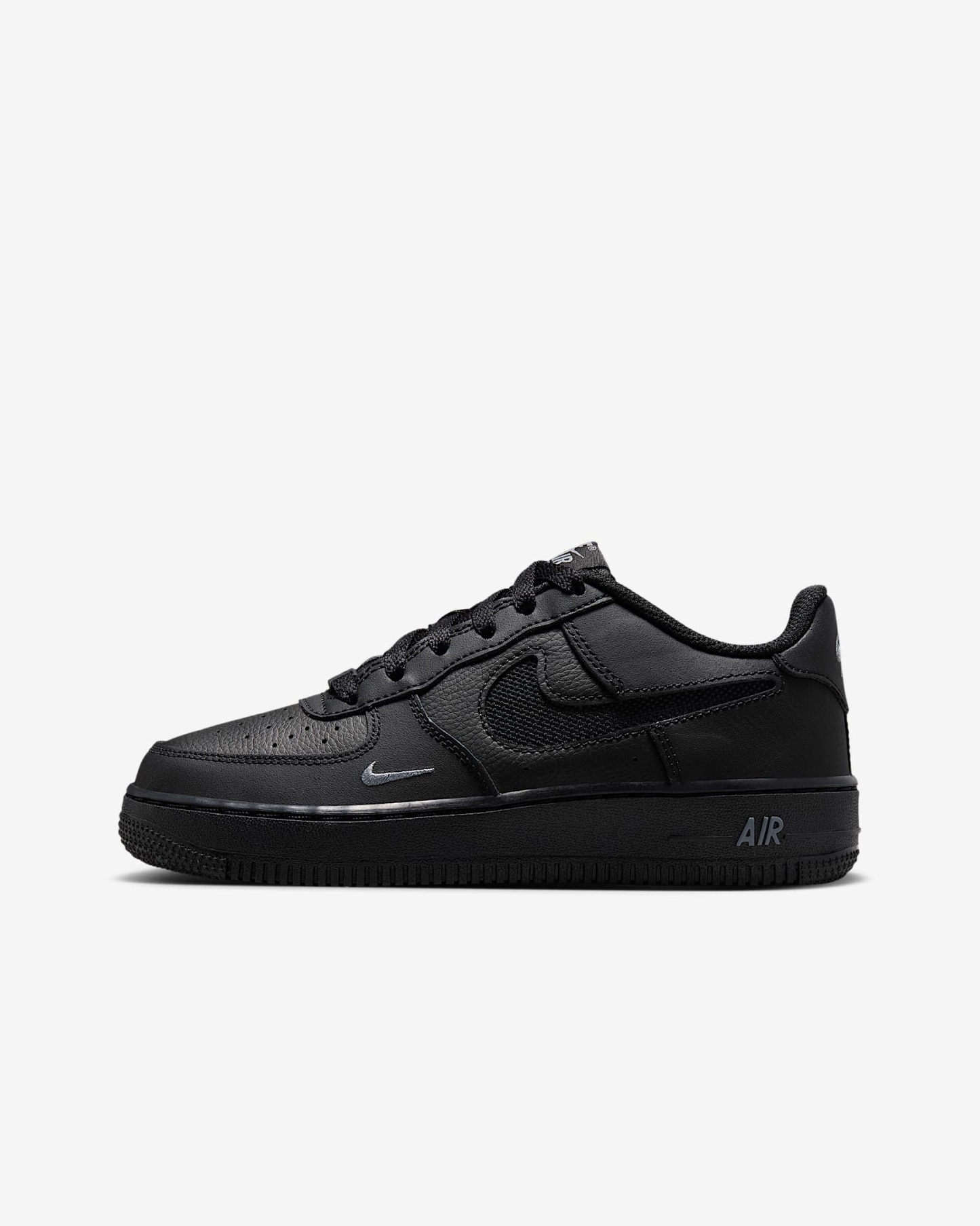 Nike Air Force 1 LV8 Schuh (ältere Kinder) – Schwarz/Cool Grey/Cool Grey