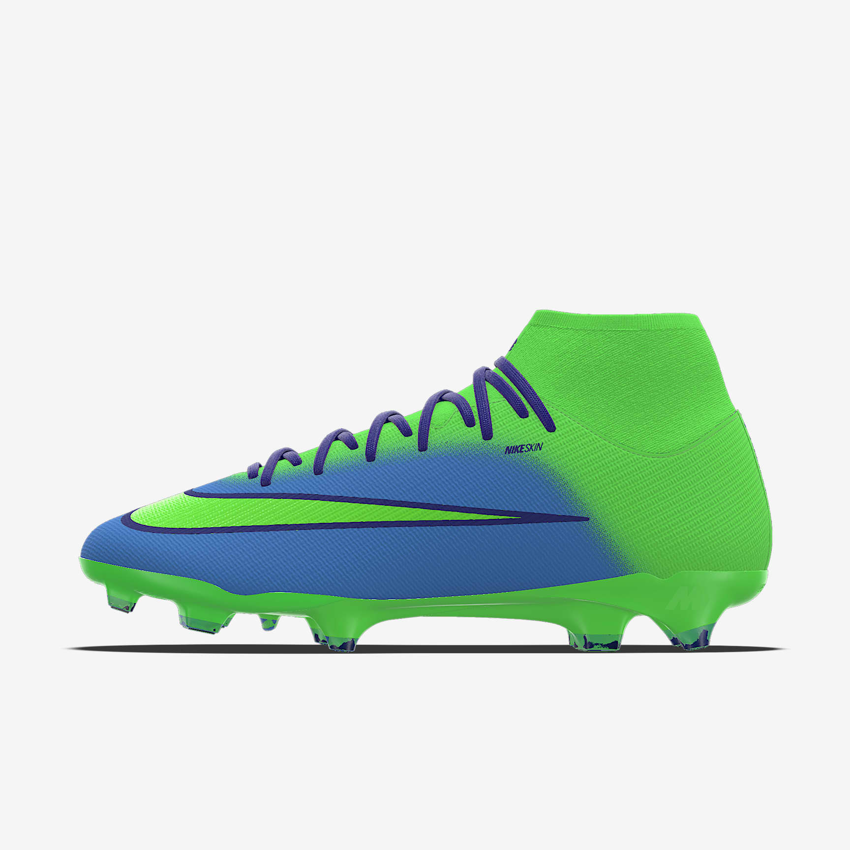 Nike Mercurial Superfly 11 Academy By You personalisierbarer High-Top-Fußballschuh für normalen Rasen – Multi-Color/Multi-Color [8526336765]