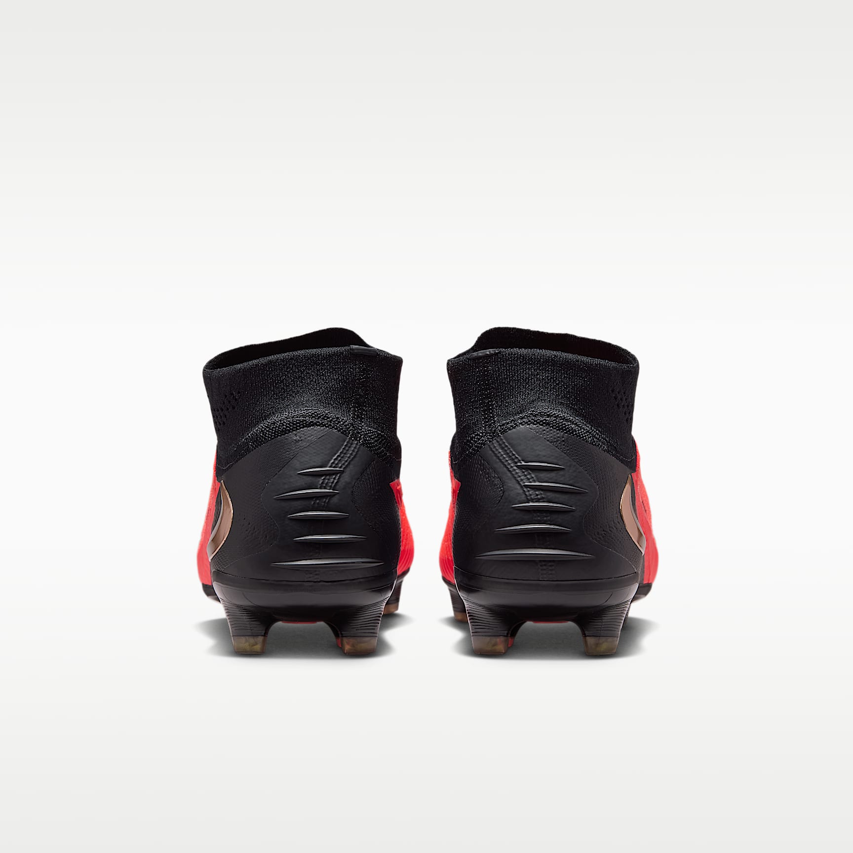Nike Phantom 6 High Elite Fußballschuh für normalen Rasen – Bright Crimson/Bright Crimson/Schwarz