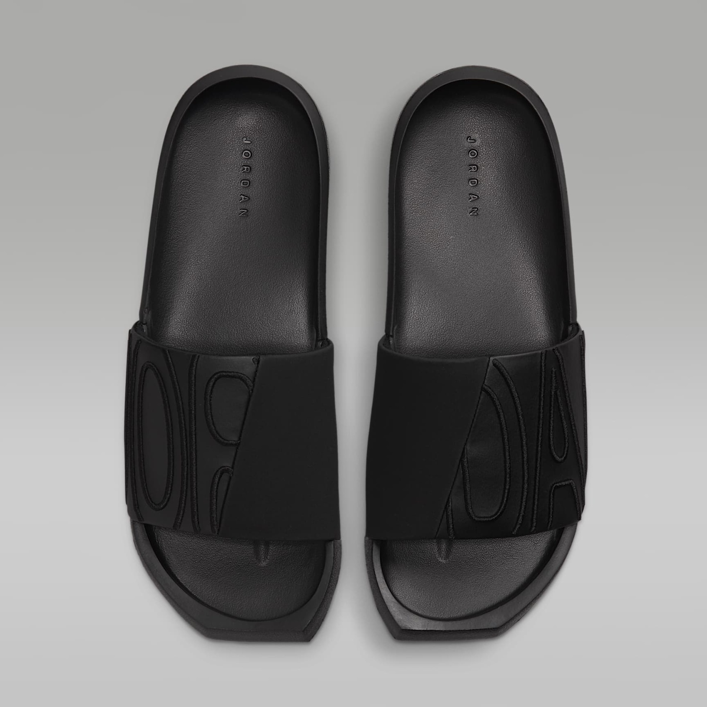 Jordan NOLA Damen-Slides – Schwarz/Schwarz/Schwarz