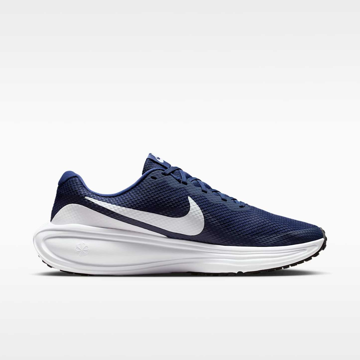 Nike Revolution 8 Straßenlaufschuh (Herren) – Midnight Navy/Weiß/Schwarz/Pure Platinum