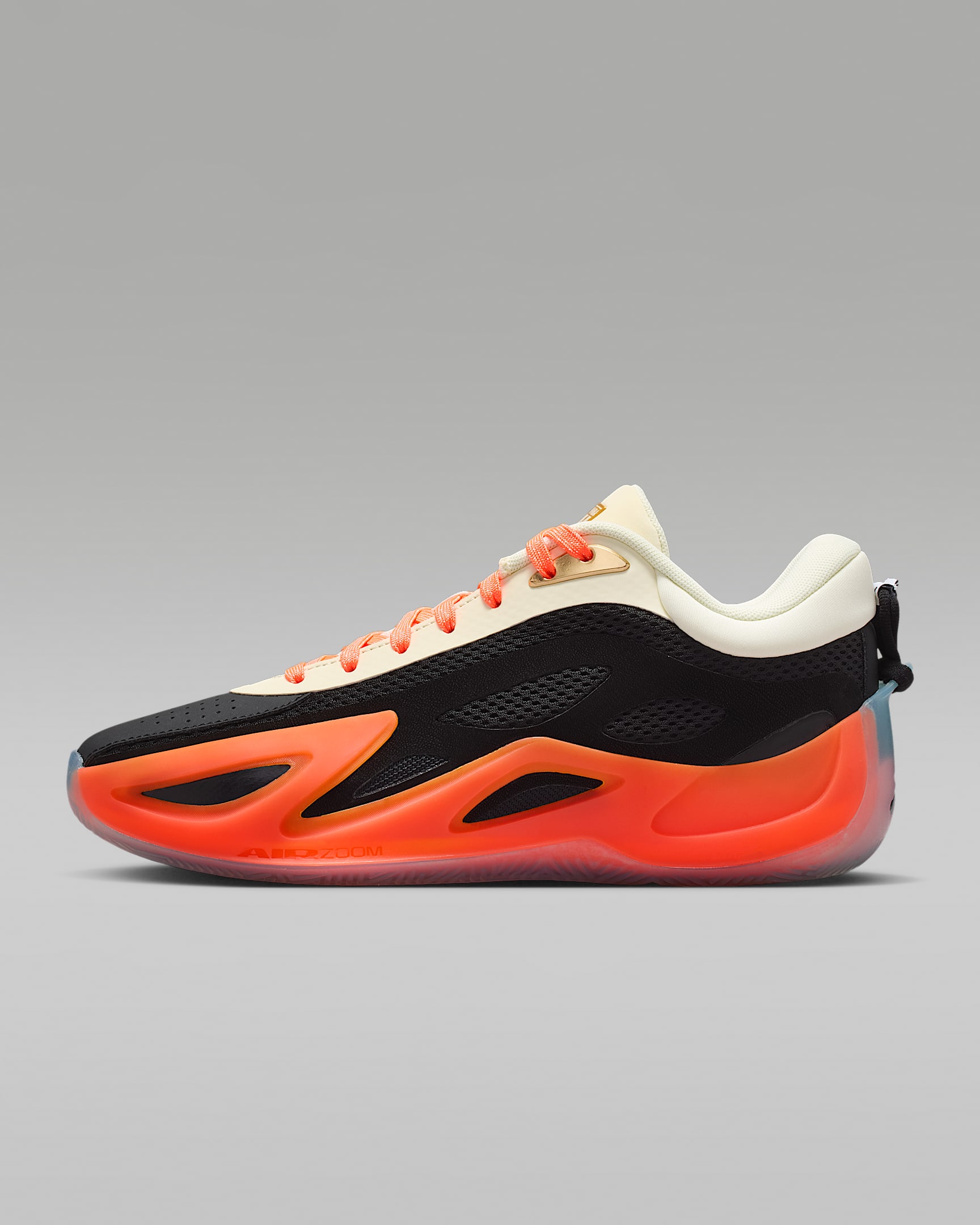 Jordan Heir Series 2 "Oh Sheila" Basketballschuh – Schwarz/Metallic Gold/Total Orange/Coconut Milk