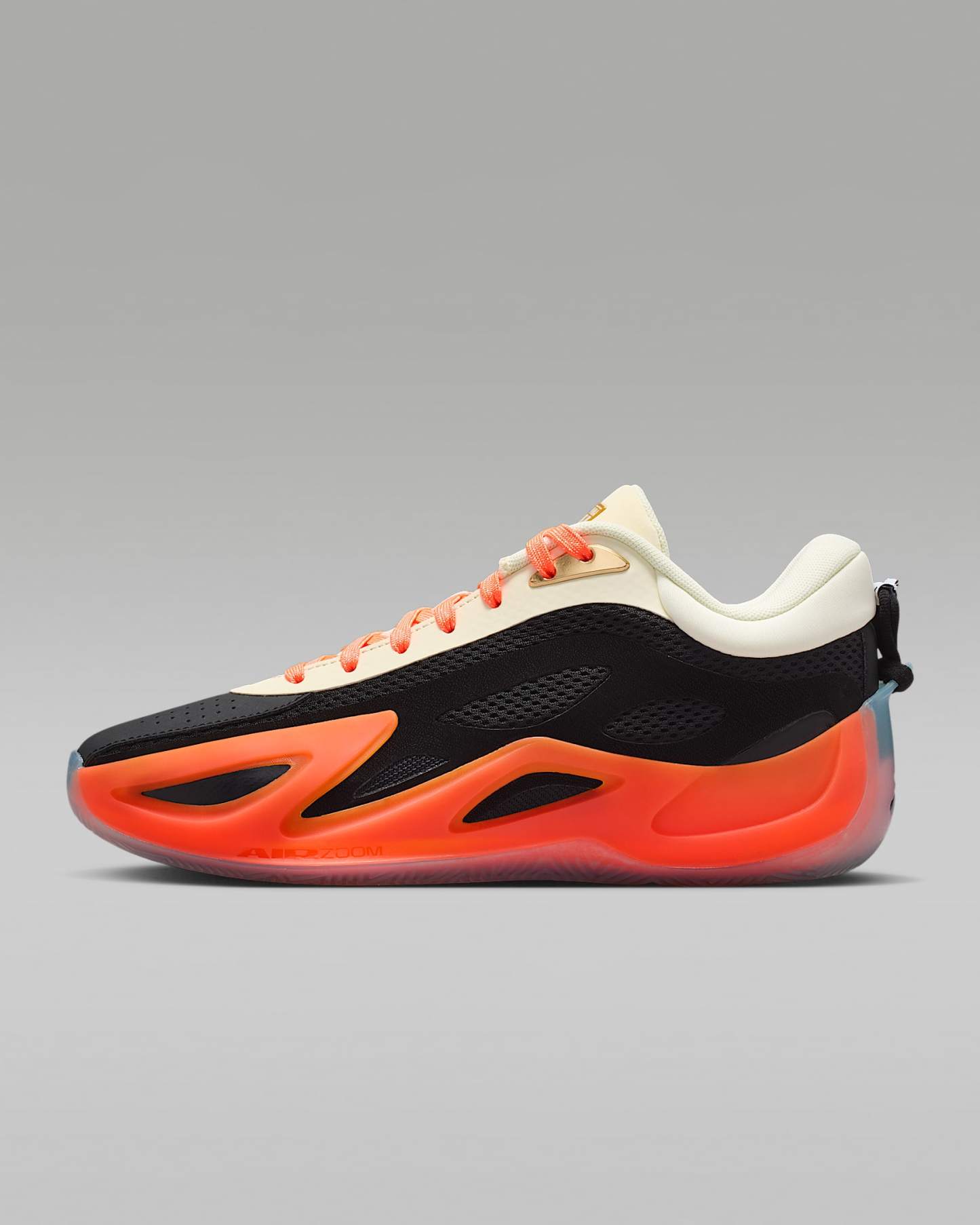 Jordan Heir Series 2 "Oh Sheila" Basketballschuh – Schwarz/Metallic Gold/Total Orange/Coconut Milk