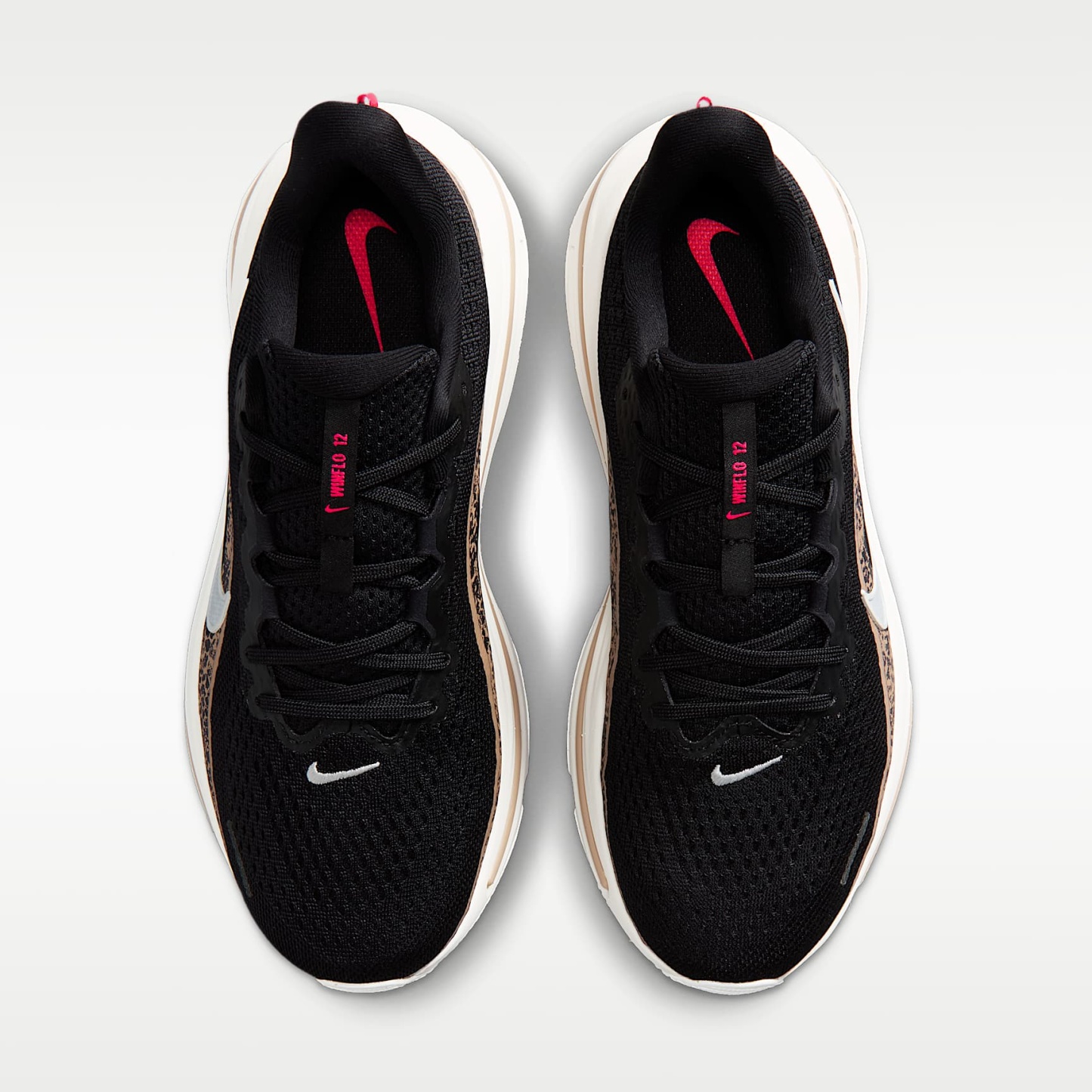 Nike Winflo 12 Straßenlaufschuh (Damen) – Schwarz/British Khaki/Fusion Red/Sail