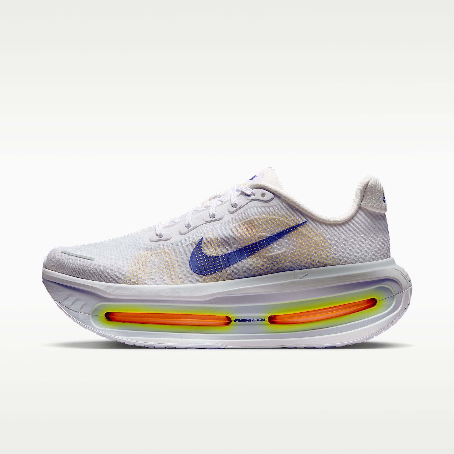 Nike Vomero Premium Straßenlaufschuh (Herren) – Weiß/Total Orange/Laser Orange/Lapis