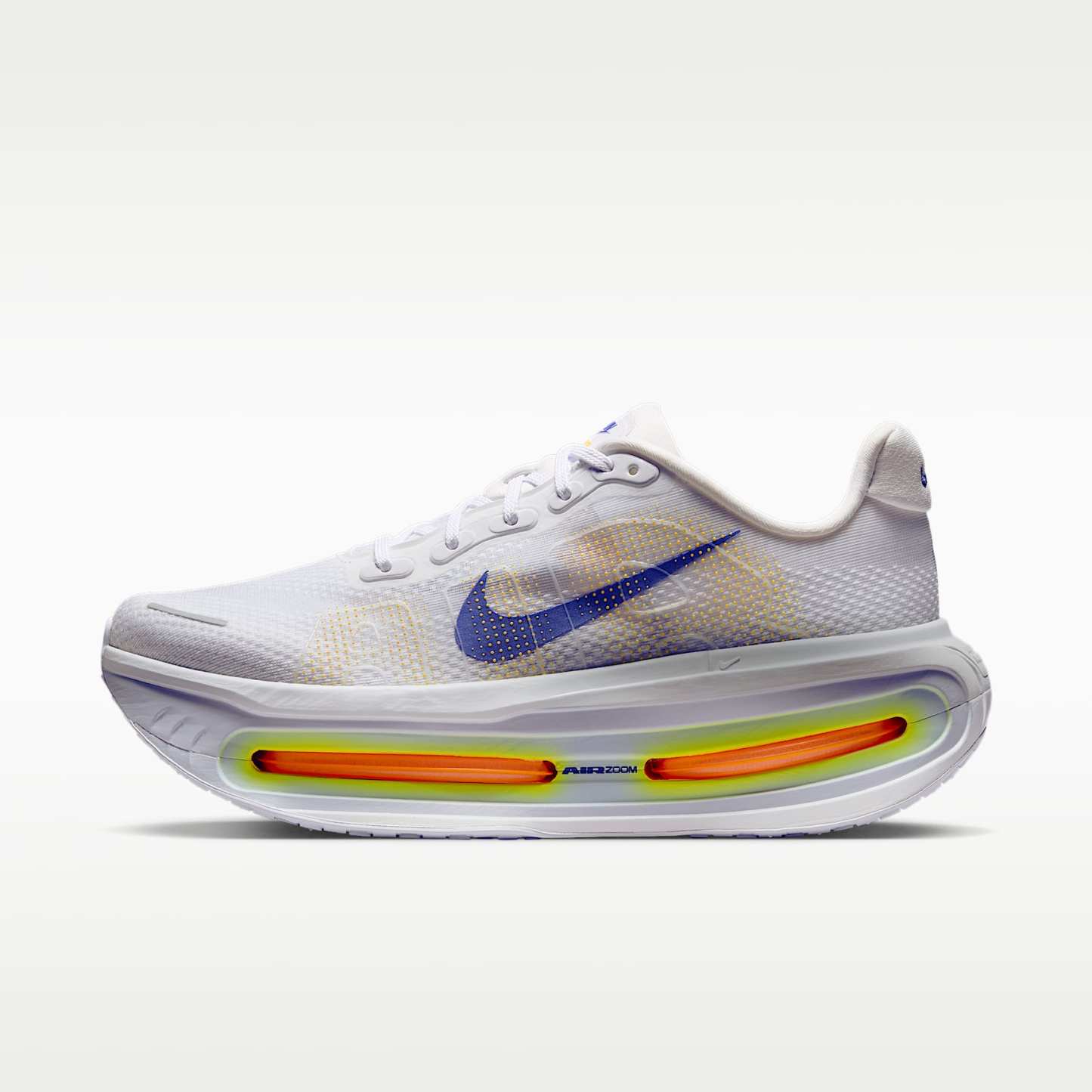 Nike Vomero Premium Straßenlaufschuh (Herren) – Weiß/Total Orange/Laser Orange/Lapis
