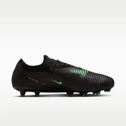 Nike Phantom 6 Low Pro Fußballschuh für Kunstrasen – Schwarz/Schwarz/Illusion Green