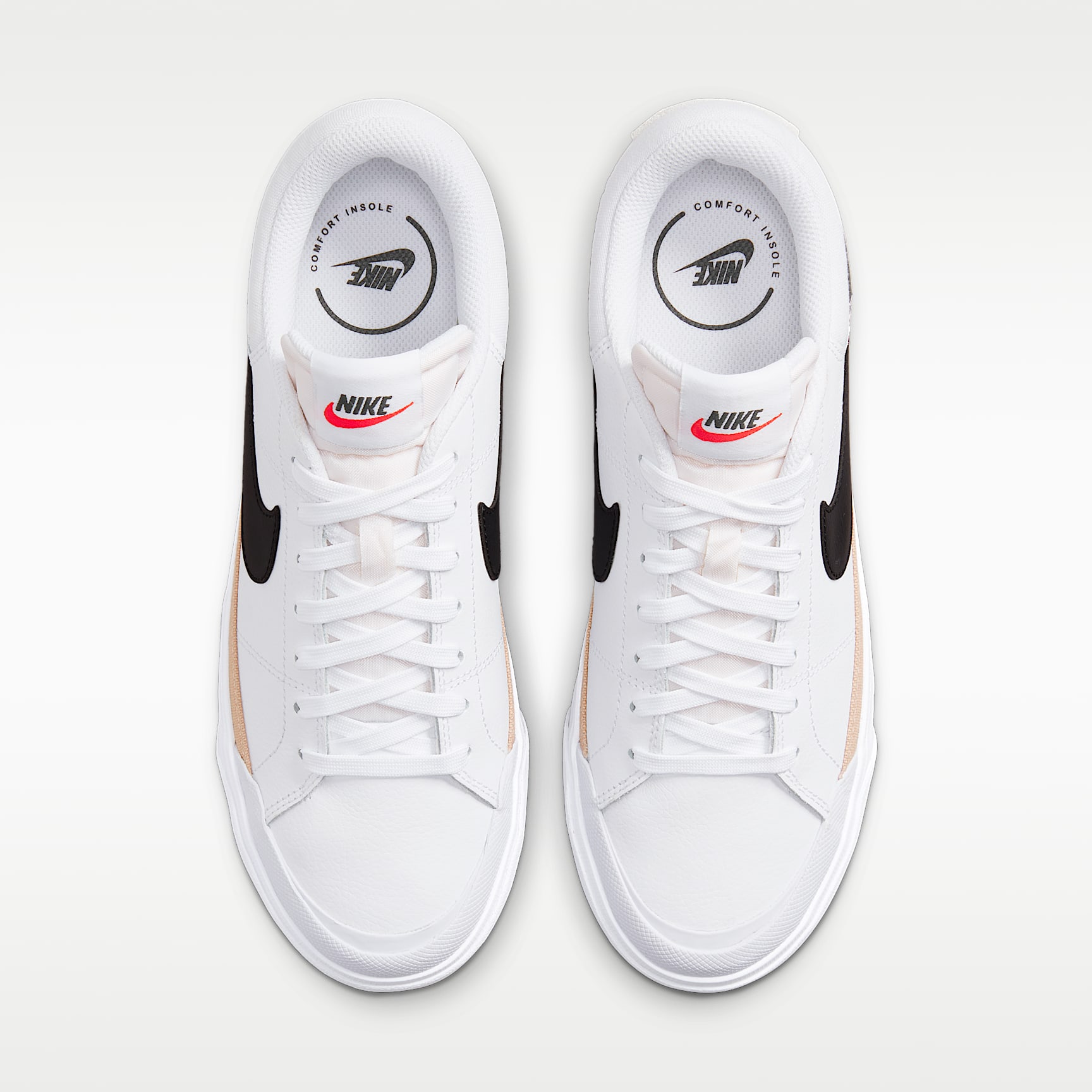 Nike Court Legacy Lift Damenschuh – Weiß/Hemp/Team Orange/Schwarz