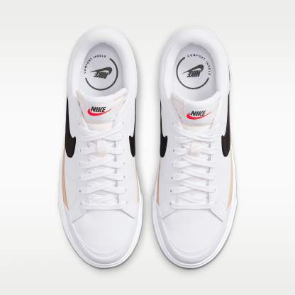 Nike Court Legacy Lift Damenschuh – Weiß/Hemp/Team Orange/Schwarz
