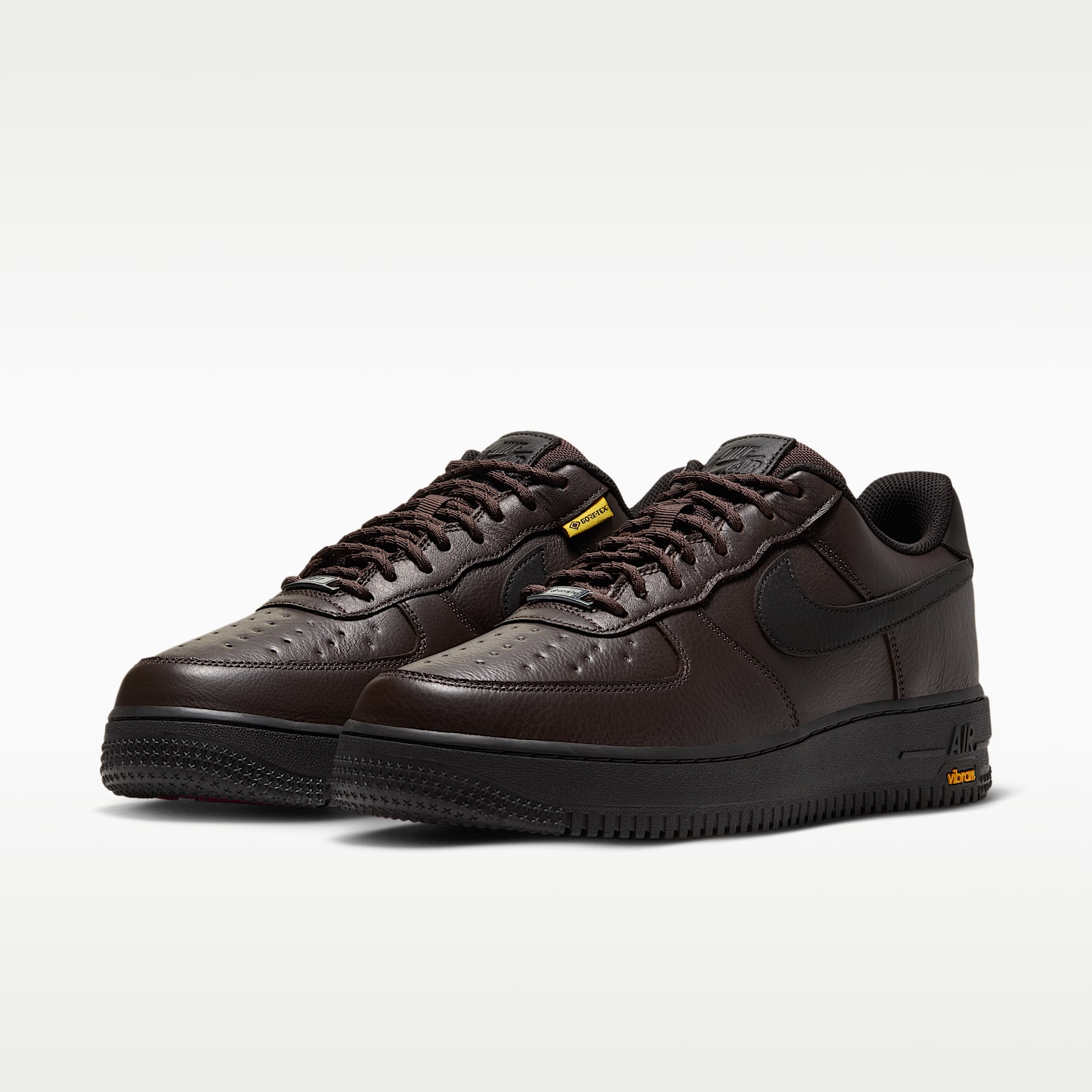 Air Force 1 GORE-TEX Vibram Schuh (Herren) – Baroque Brown/Speed Yellow/University Red/Shadow Brown