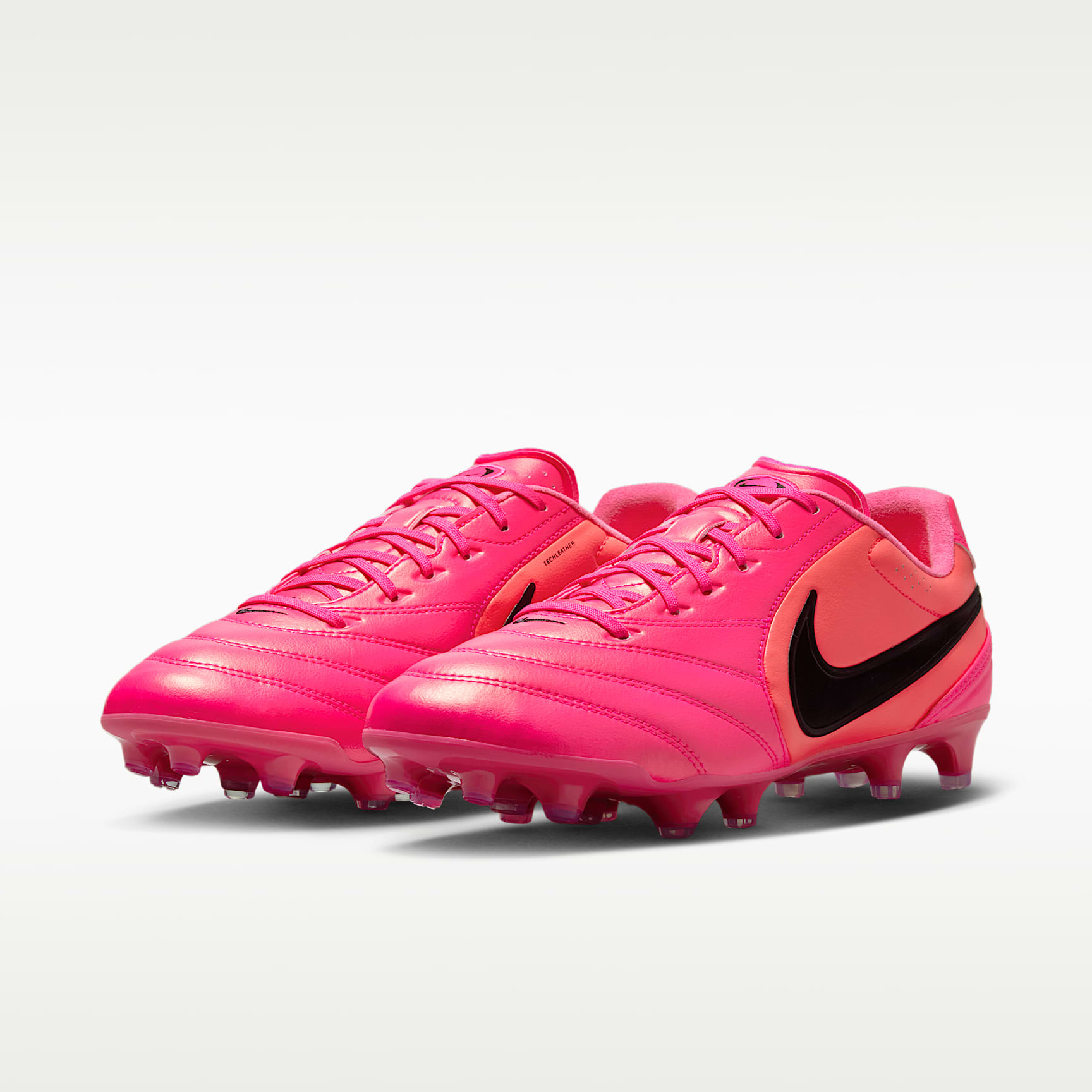 Nike Tiempo Ligera Pro Low-Top-Fußballschuh für normalen Rasen – Multi-Color/Schwarz