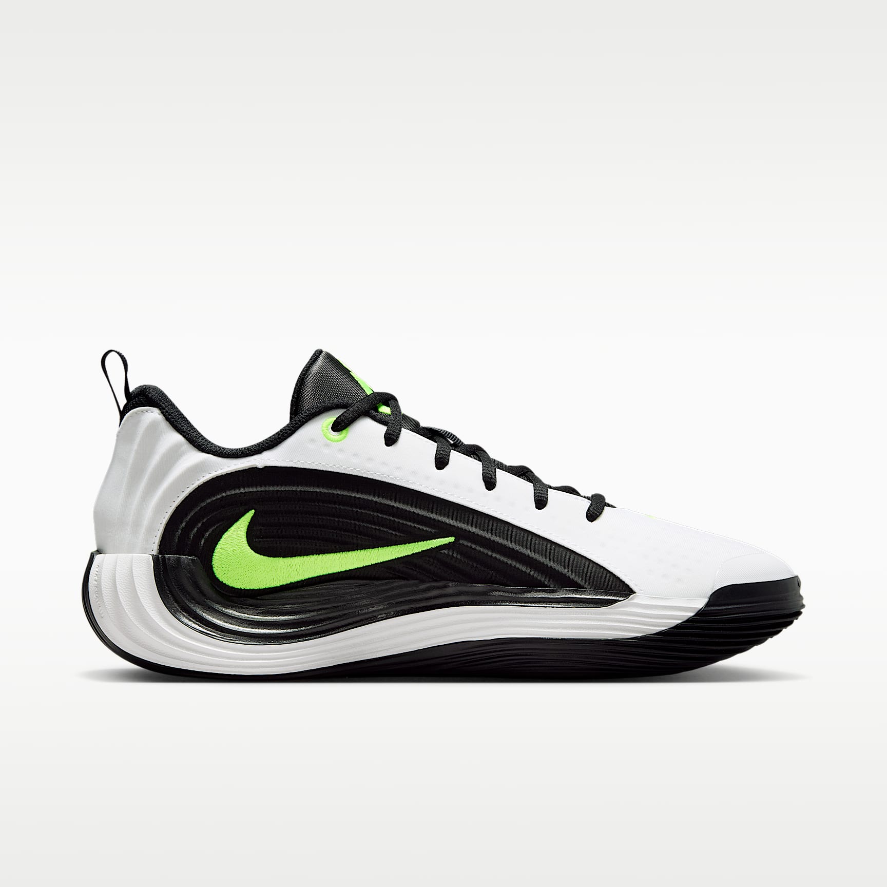 Giannis Immortality 5 Basketballschuh – Weiß/Schwarz/Volt