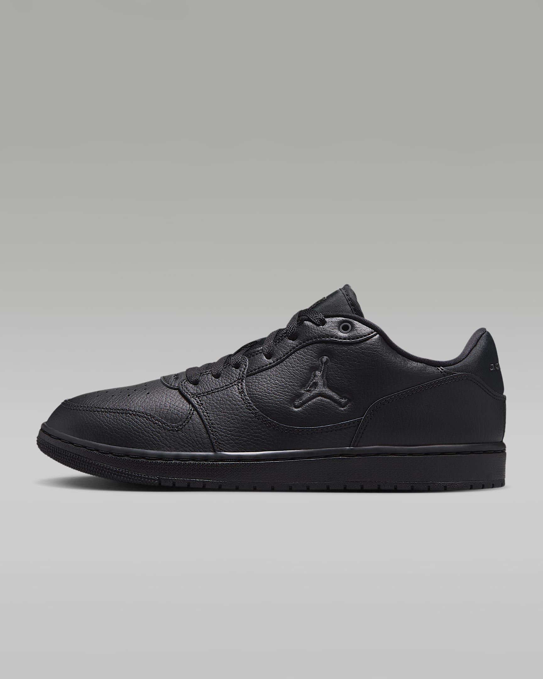 Jordan Court Connect Low Herrenschuhe – Schwarz/Dark Smoke Grey