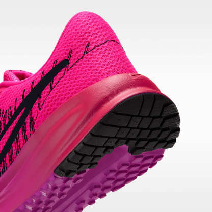 Nike Run Defy Straßenlaufschuh (Damen) – Hyper Pink/Fuchsia Blast/Laser Crimson/Schwarz