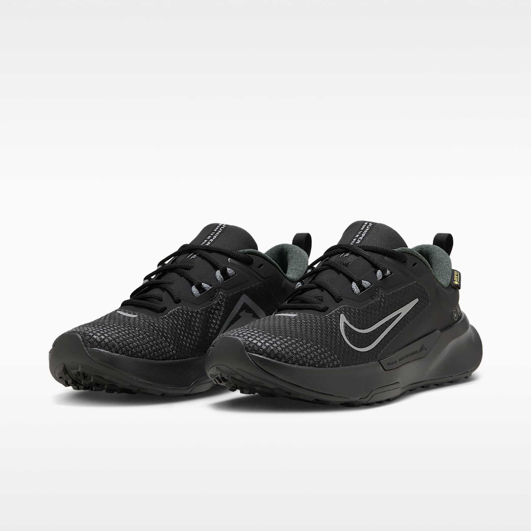 Nike Juniper Trail 2 GORE-TEX wasserfester Traillaufschuh (Damen) – Schwarz/Anthracite/Cool Grey