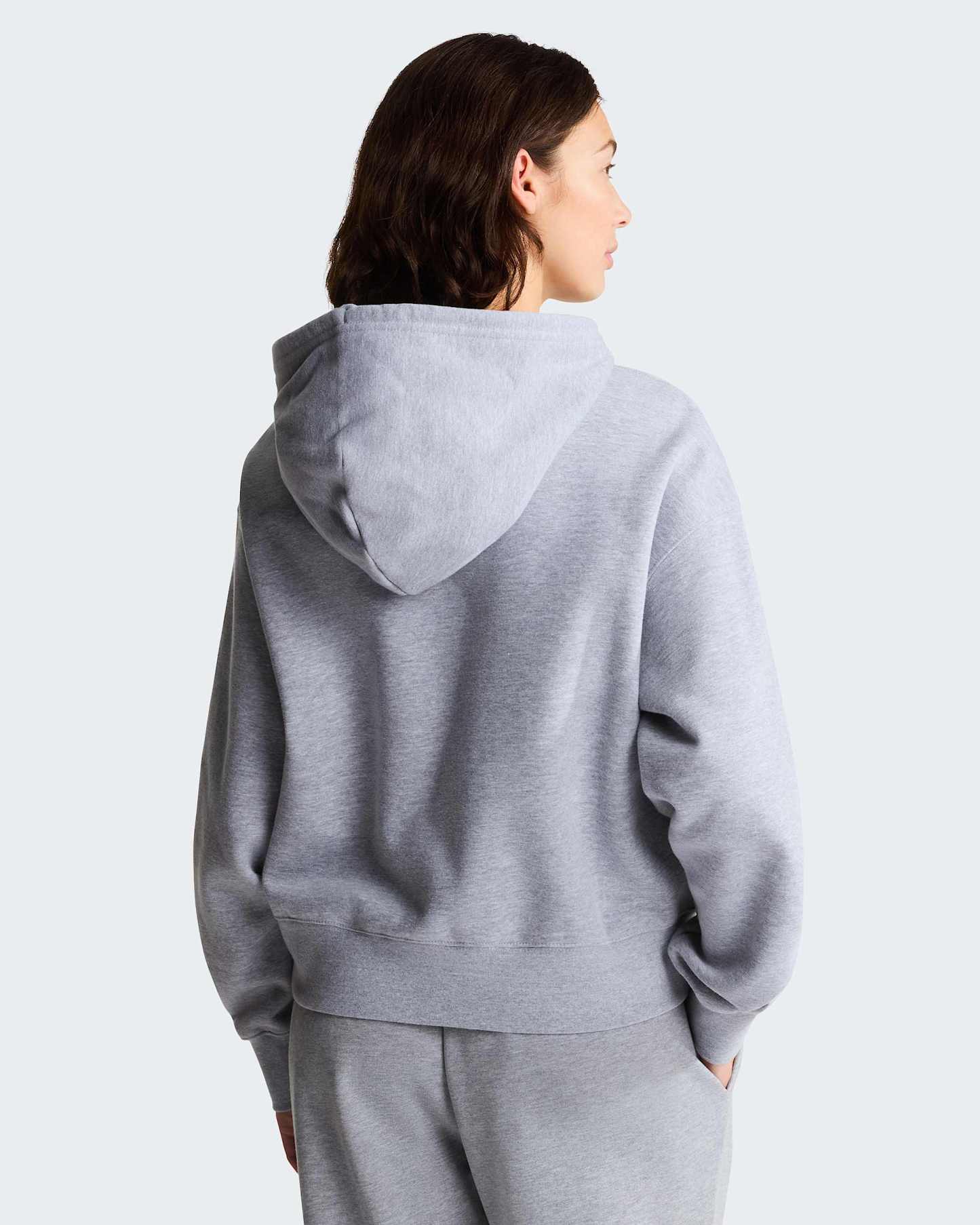 TNF™ Essential Simple Dome Boxy Oversized Hoodie Damen – TNF Pale Grey Heather