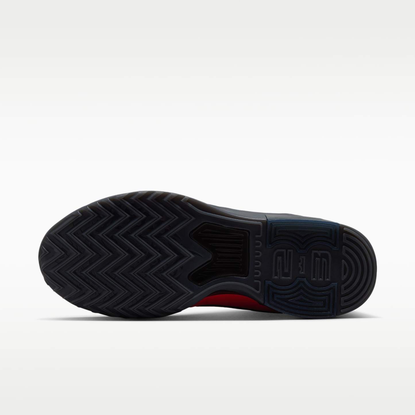 LeBron Witness 9 Basketballschuh – Bright Crimson/Smoke Grey/Schwarz
