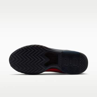 LeBron Witness 9 Basketballschuh – Bright Crimson/Smoke Grey/Schwarz