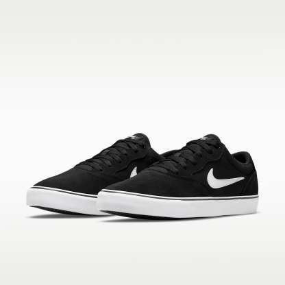 Nike SB Chron 2 Skateboardschuh – Schwarz/Schwarz/Weiß