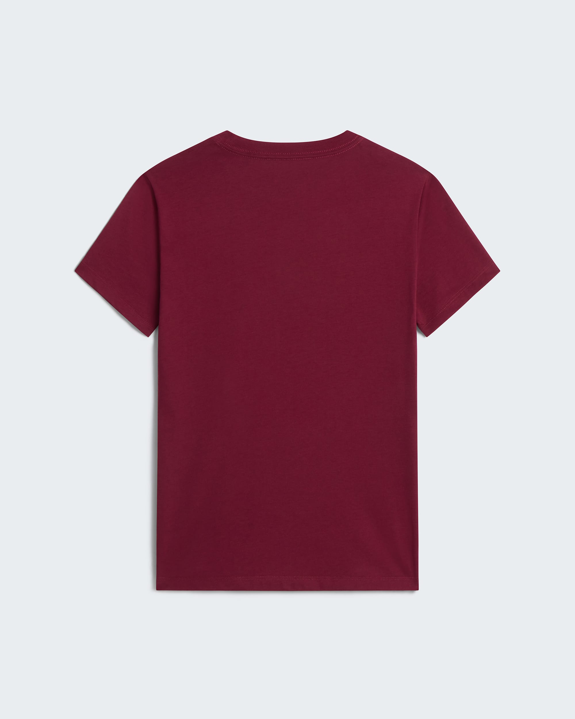 Evolution Simple Dome schmal geschnittenes T-Shirt für Damen – Burgundy Crush