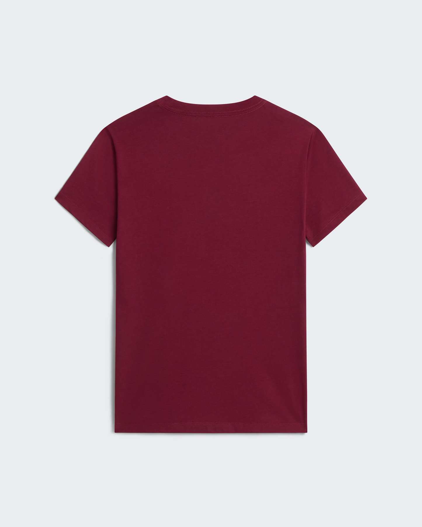 Evolution Simple Dome schmal geschnittenes T-Shirt für Damen – Burgundy Crush