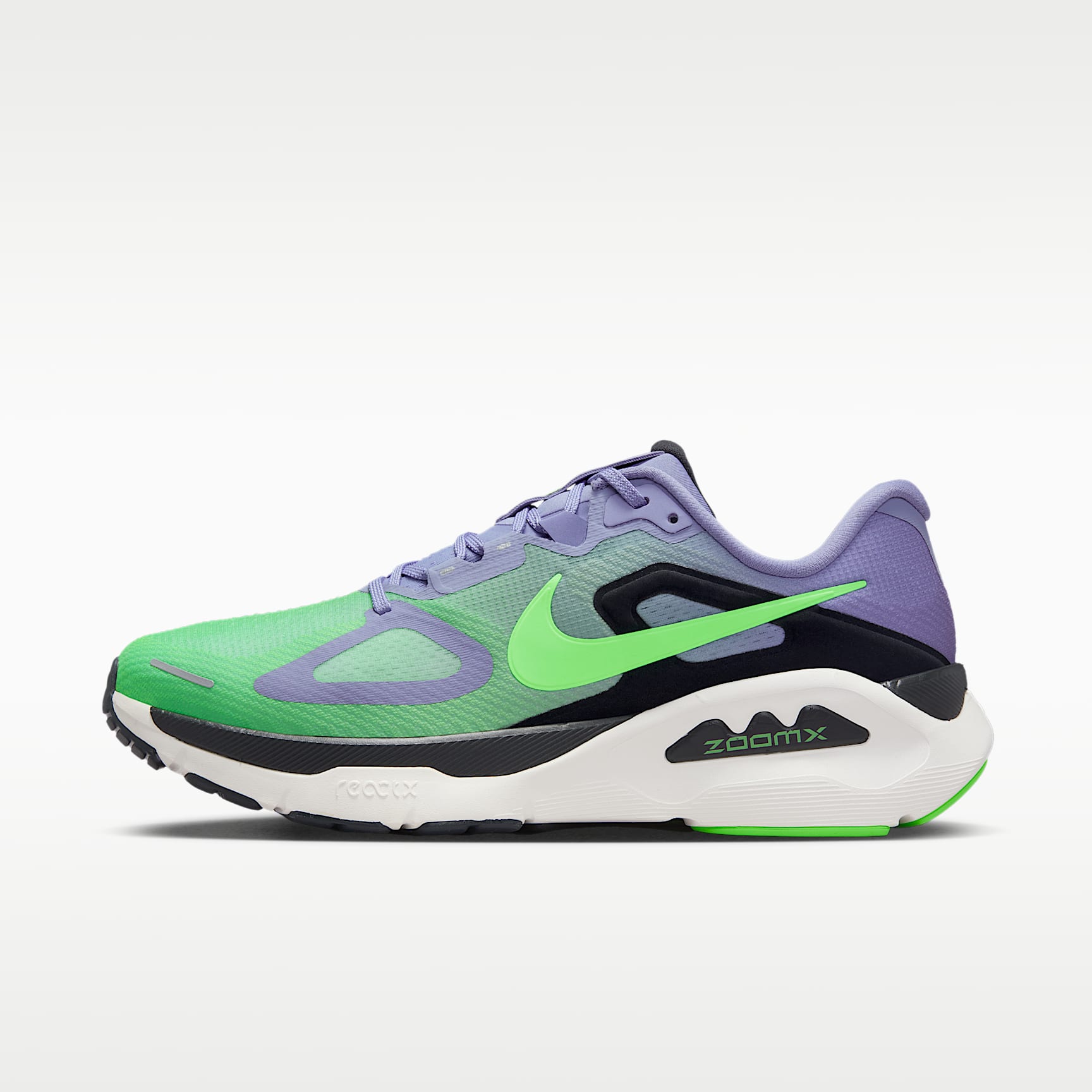 Nike Structure Plus Straßenlaufschuh (Herren) – Iron Purple/Off Noir/Sail/Voltage Green