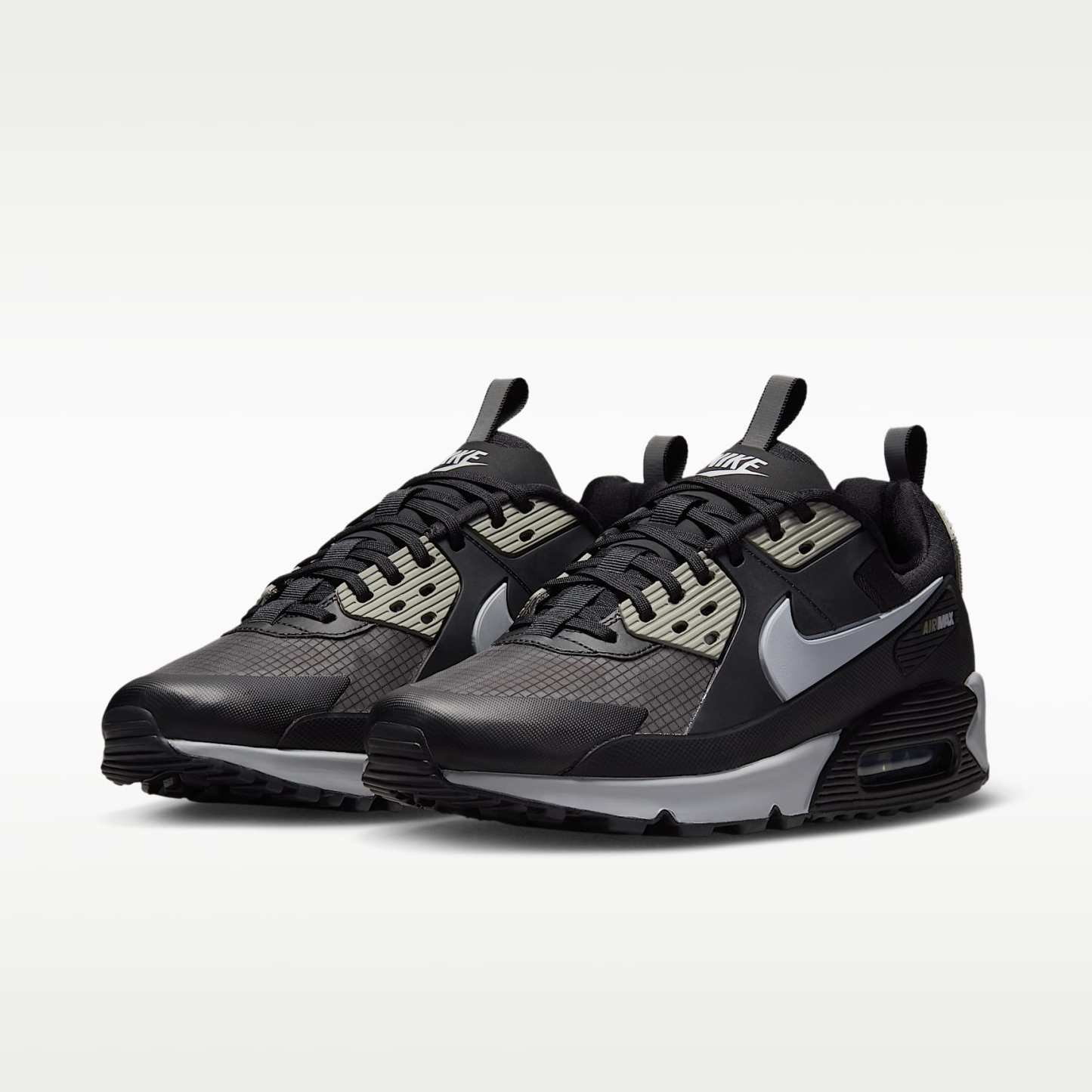 Nike Air Max 90 Drift Schuh (Herren) – Schwarz/Dark Stucco/Reflect Silver/Wolf Grey