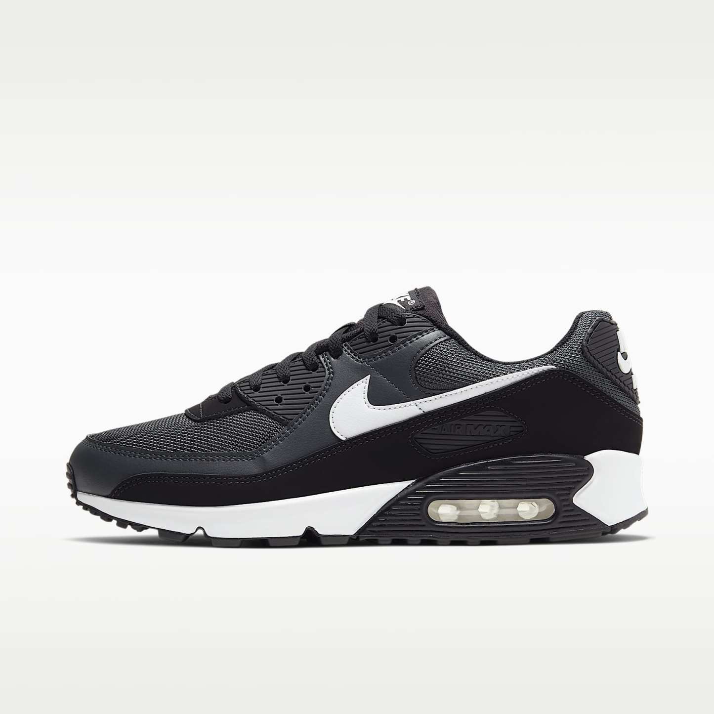 Nike Air Max 90 Herrenschuh – Iron Grey/Dark Smoke Grey/Schwarz/Weiß