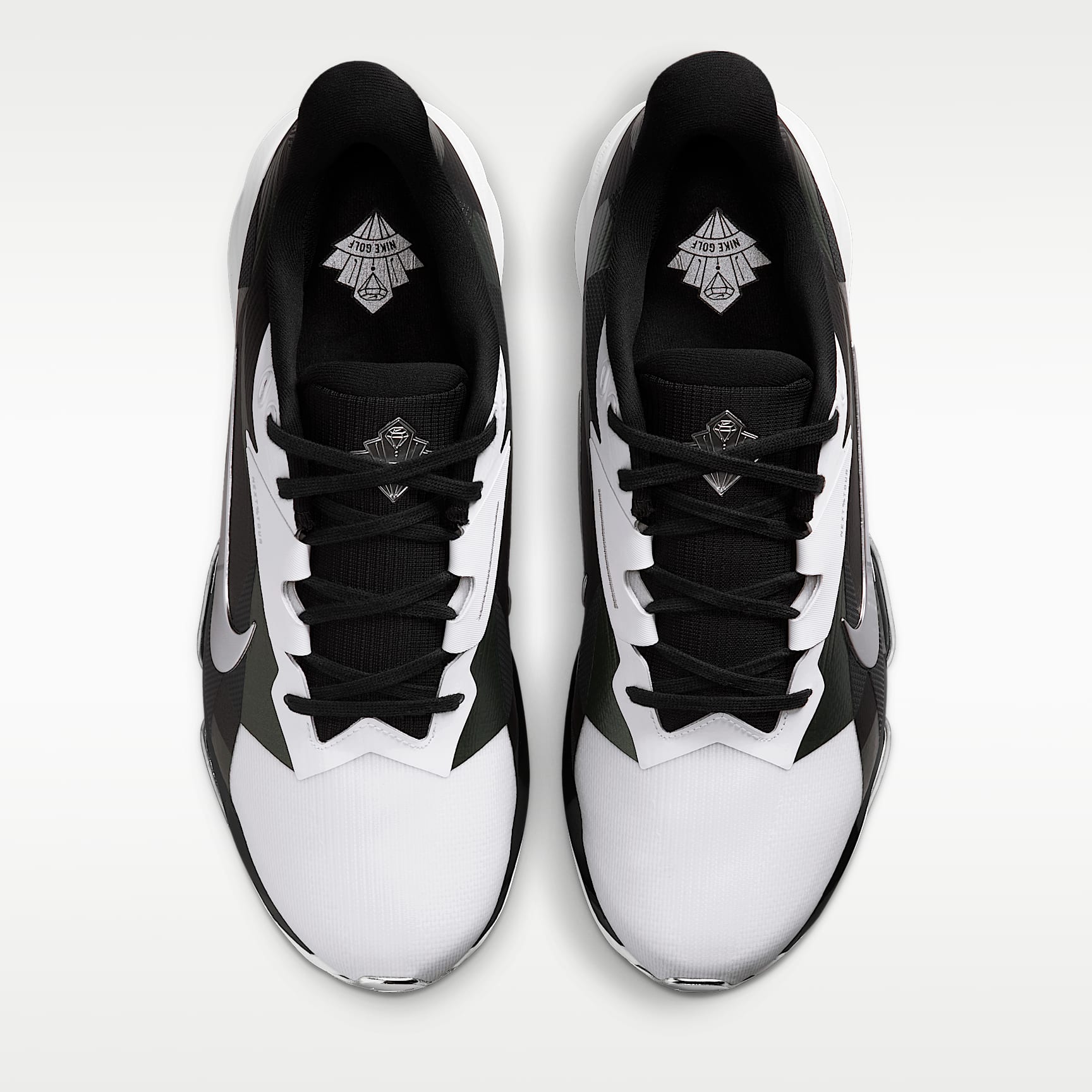 Nike NEXT% TOUR 3 Golfschuh – Weiß/Metallic Silver/Fir/Schwarz