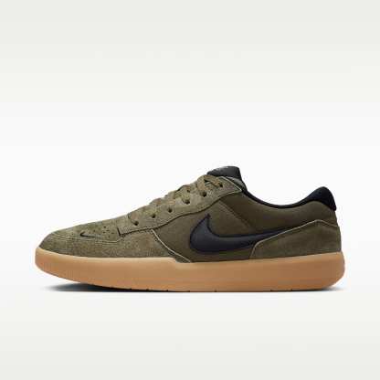 Nike SB Force 58 Skateboardschuh – Medium Olive/Medium Olive/Gum Light Brown/Schwarz