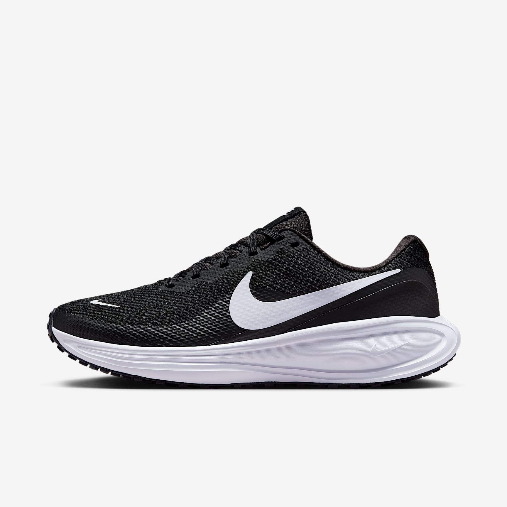 Nike Revolution 8 Straßenlaufschuh (Damen) – Schwarz/Iron Grey/Weiß