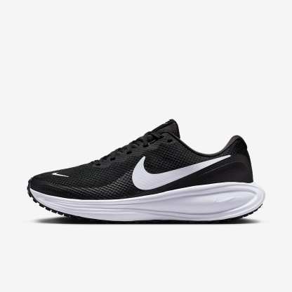 Nike Revolution 8 Straßenlaufschuh (Damen) – Schwarz/Iron Grey/Weiß