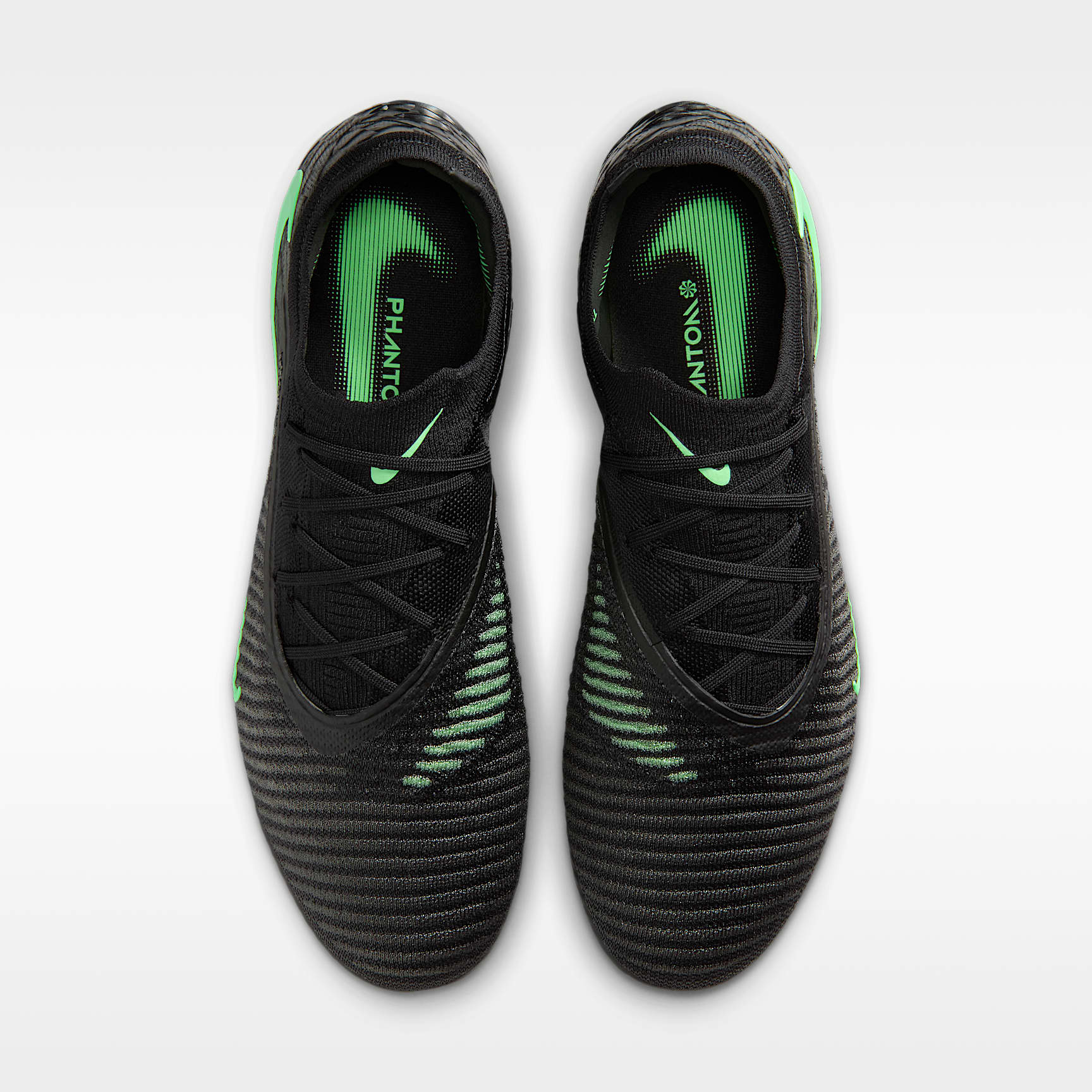 Nike Phantom 6 Low Elite Fußballschuh für Kunstrasen – Schwarz/Schwarz/Illusion Green