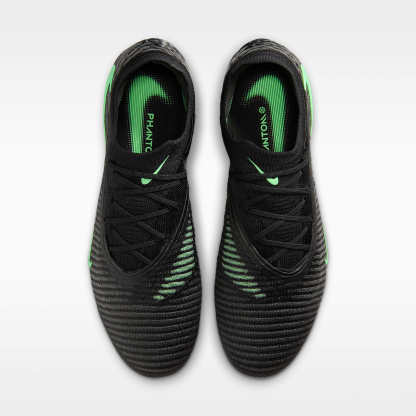 Nike Phantom 6 Low Elite Fußballschuh für Kunstrasen – Schwarz/Schwarz/Illusion Green