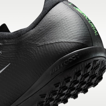 Nike Mercurial Vapor 17 Pro Low-Top-Fußballschuh für Turf – Schwarz/Schwarz/Illusion Green