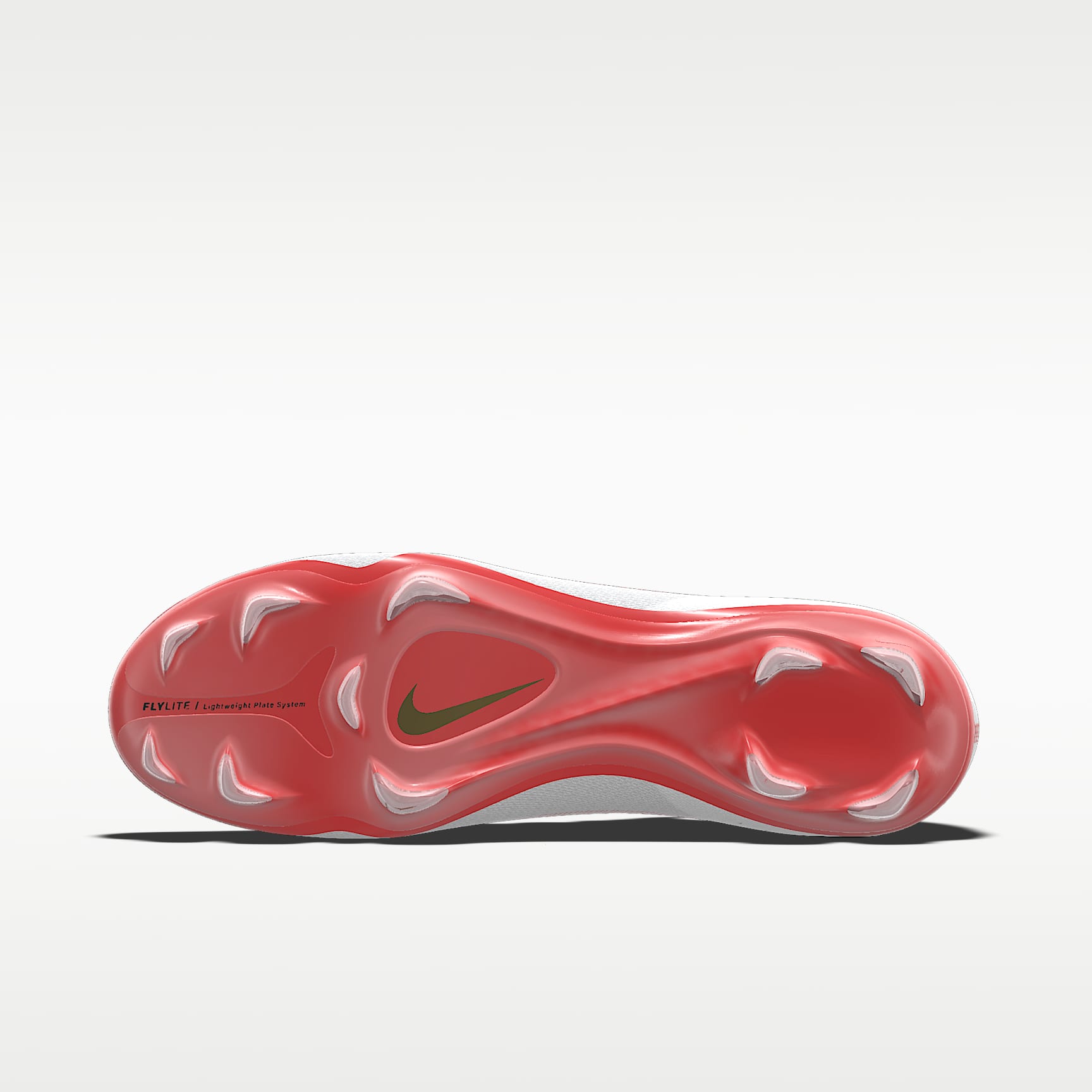 Nike Mercurial Vapor 17 Elite By You personalisierbarer Low-Top-Fußballschuh für normalen Rasen – Bright Crimson/Weiß [3389900446]