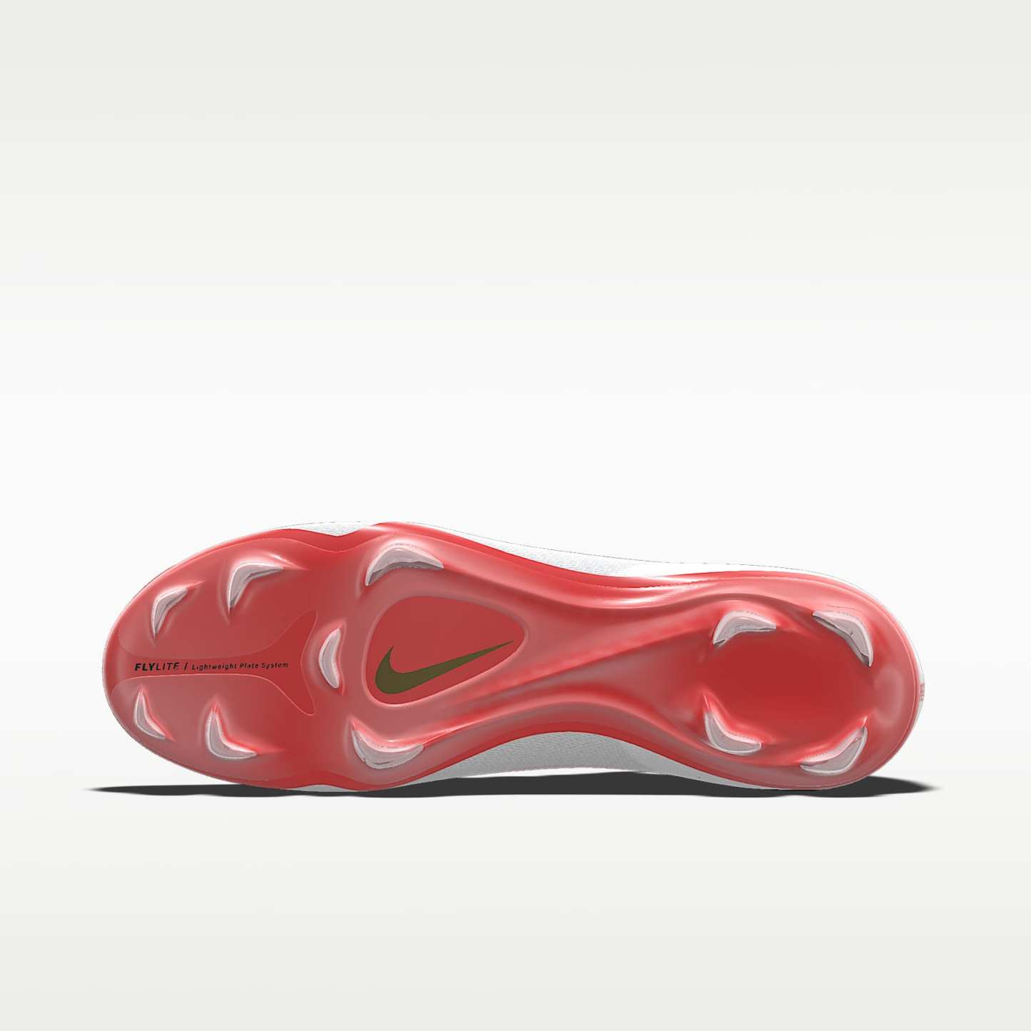 Nike Mercurial Vapor 17 Elite By You personalisierbarer Low-Top-Fußballschuh für normalen Rasen – Bright Crimson/Weiß [3389900446]