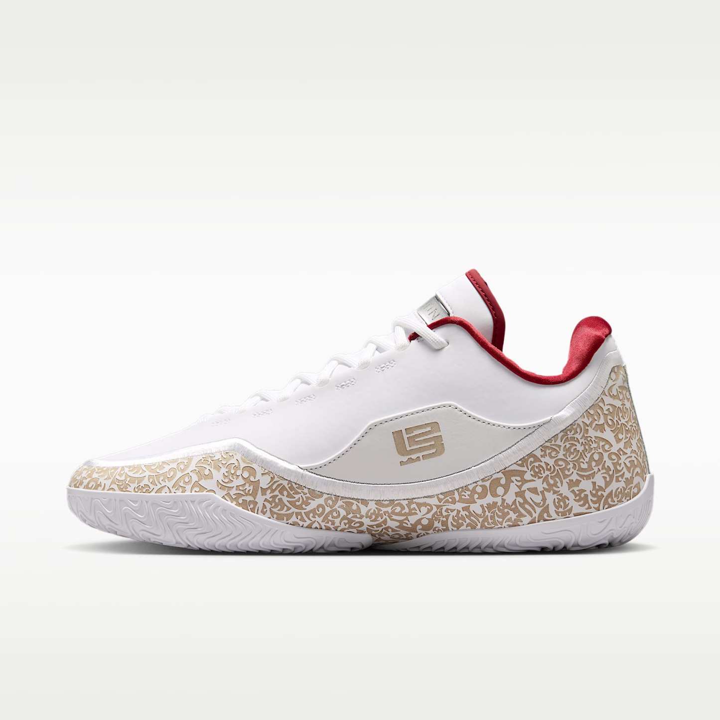 LeBron XXIII Basketballschuhe – Weiß/Team Red/Metallic Silver