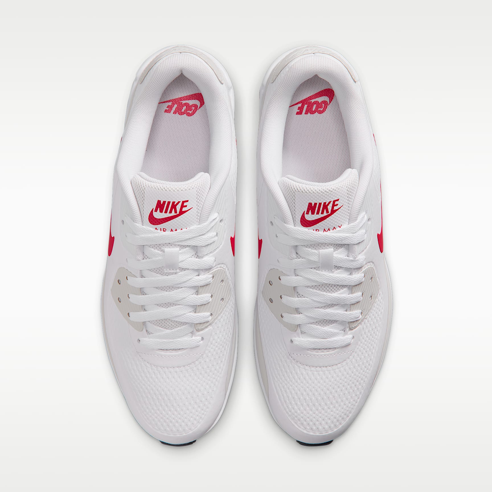 Nike Air Max 90 G Golfschuh – Weiß/Photon Dust/Midnight Navy/Fire Red
