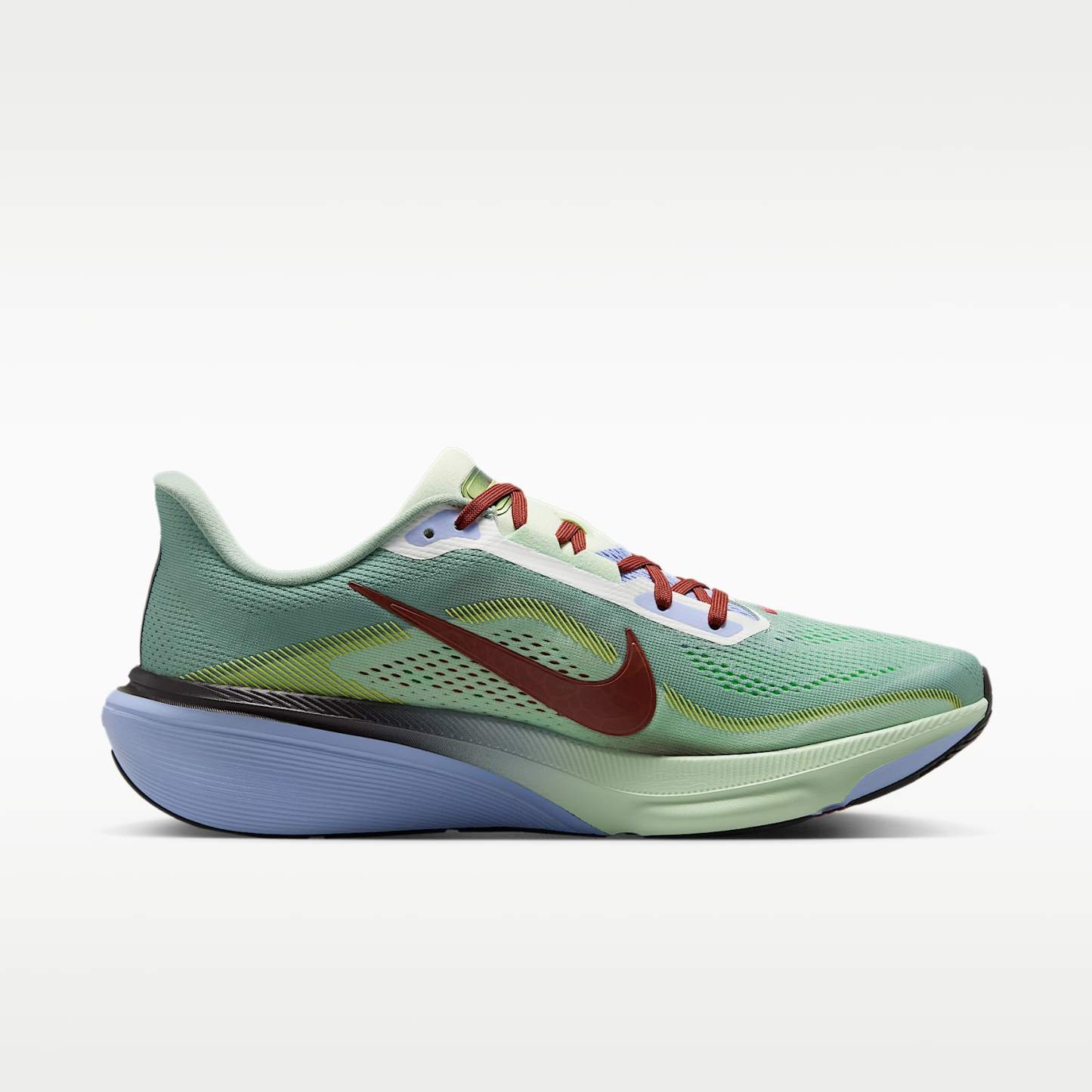 Nike Pegasus 42 SE Straßenlaufschuh (Herren) – Steam/Frosted Spruce/Purple Fade/Rugged Orange