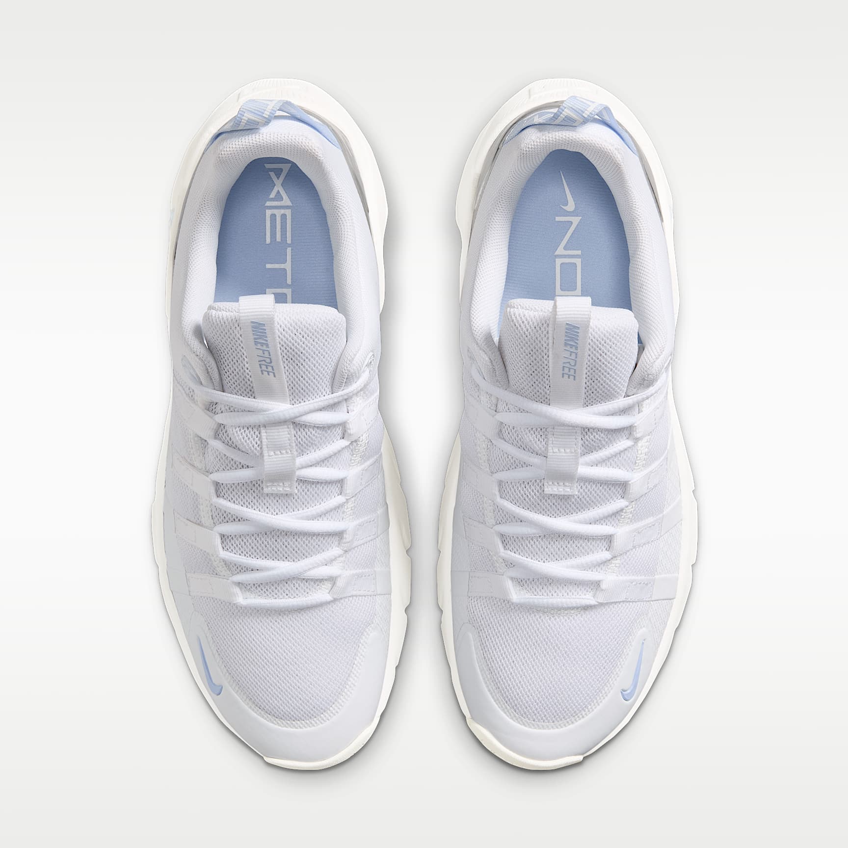 Nike Free Metcon 7 Trainingsschuhe (Damen) – Weiß/Hydrogen Blue/Metallic Silver/Weiß