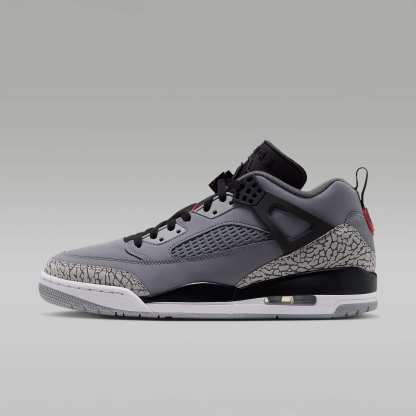 Jordan Spizike Low Herrenschuh – Cool Grey/Schwarz/Wolf Grey/University Red