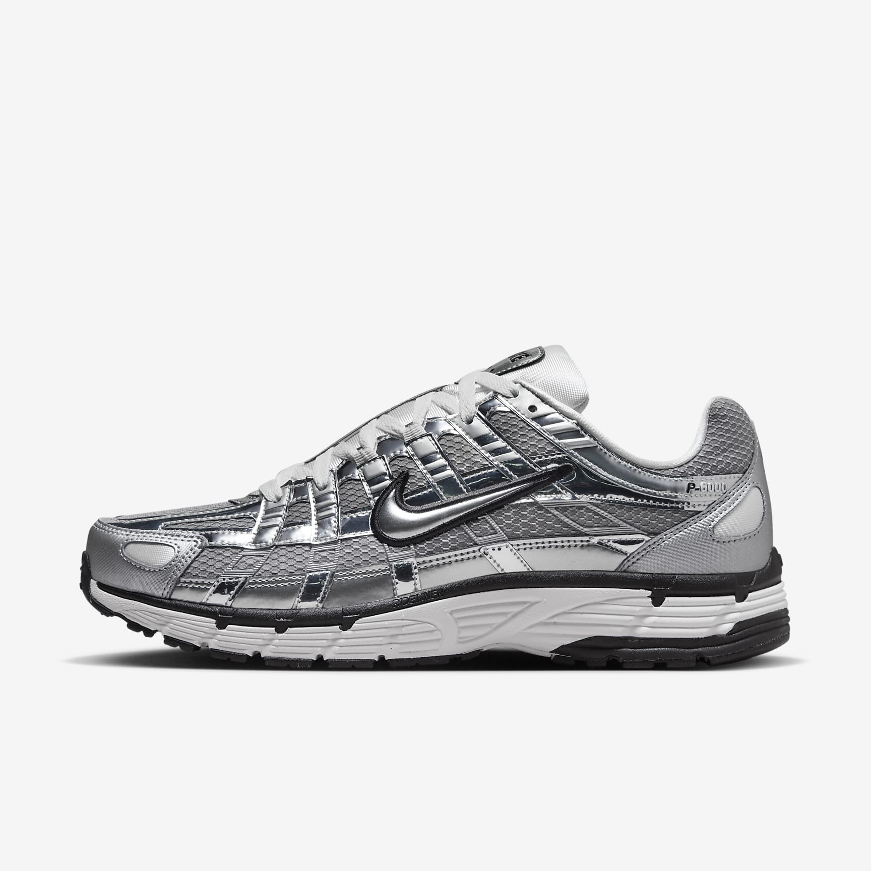 Nike P-6000 Schuh – Metallic Silver/Sail/Schwarz/Metallic Silver