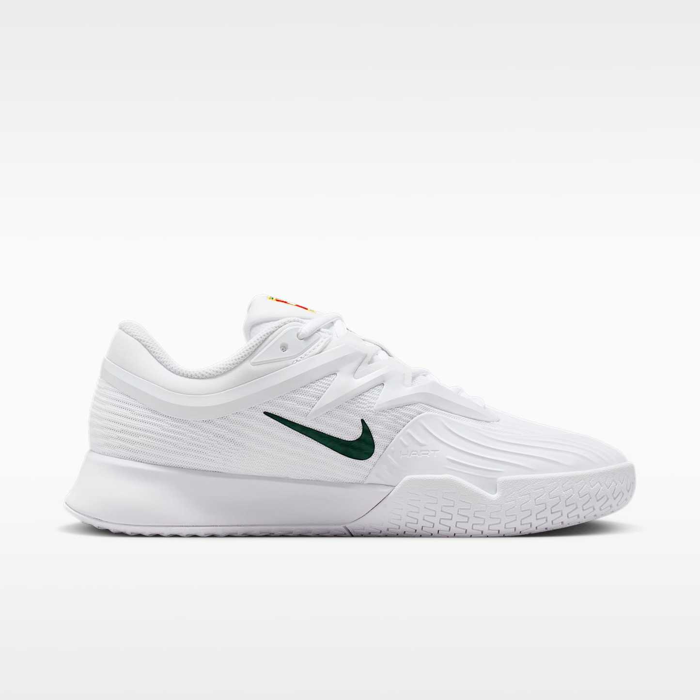 Nike Vapor Pro 3 PRM Tennisschuhe für den Hartplatz (Damen) – Weiß/University Gold/University Red/Gorge Green