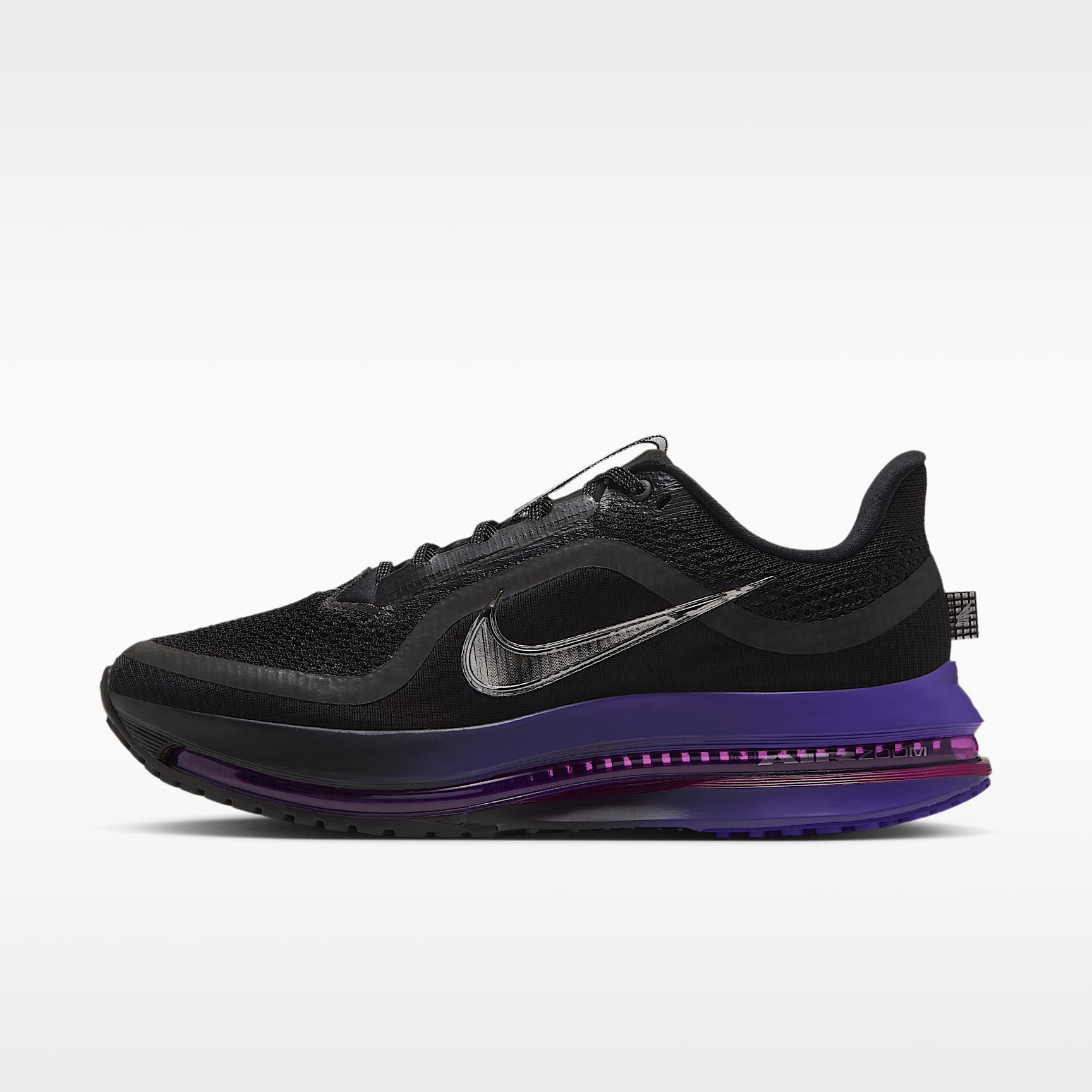 Nike Pegasus Premium Straßenlaufschuh (Damen) – Schwarz/Dark Concord/True Berry/Metallic Silver