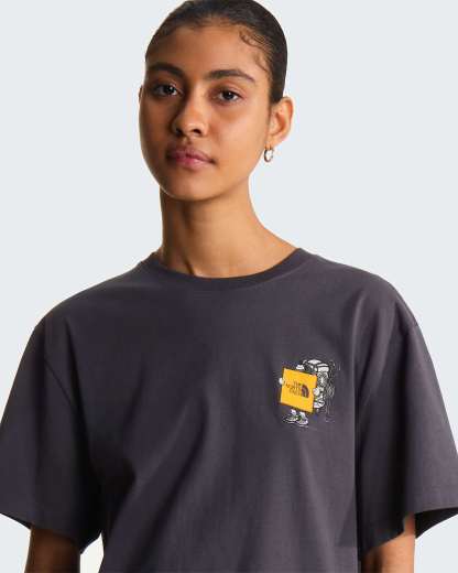 Unisex Gear Up Get Out Grafik T-Shirt – Anthracite Grey