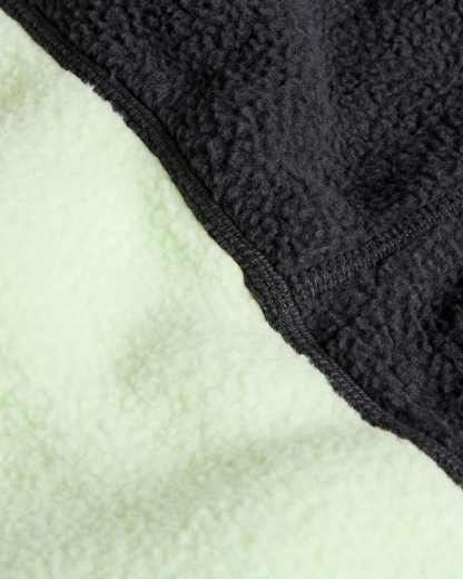NSE Mask Fleecejacke für Herren – Calcified Lime-Anthracite Grey